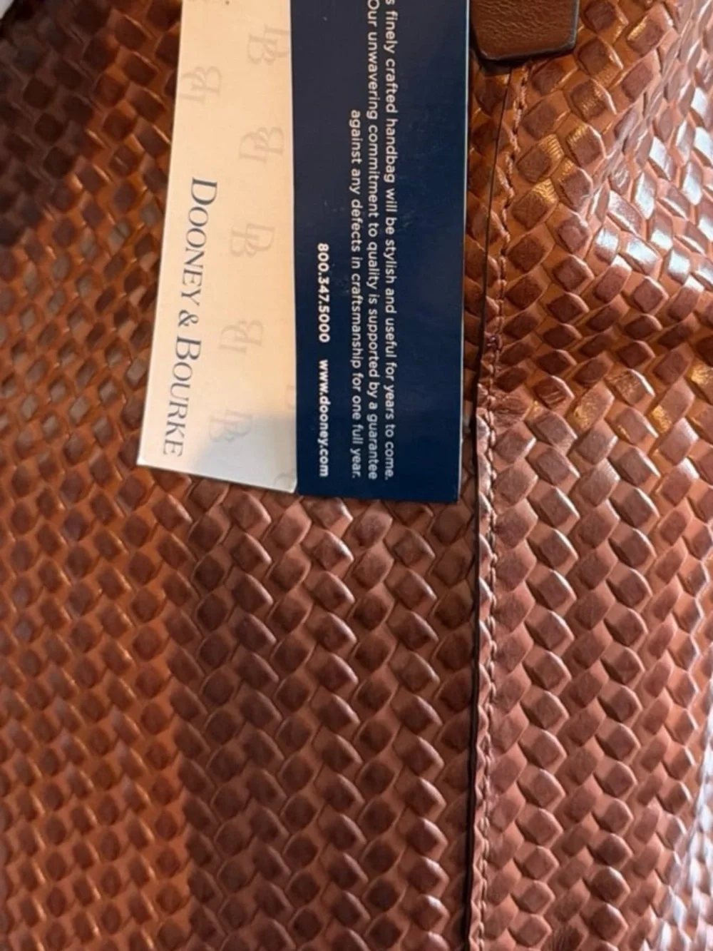 DOONEY & BOURKE Large Chestnut Hobo Bag